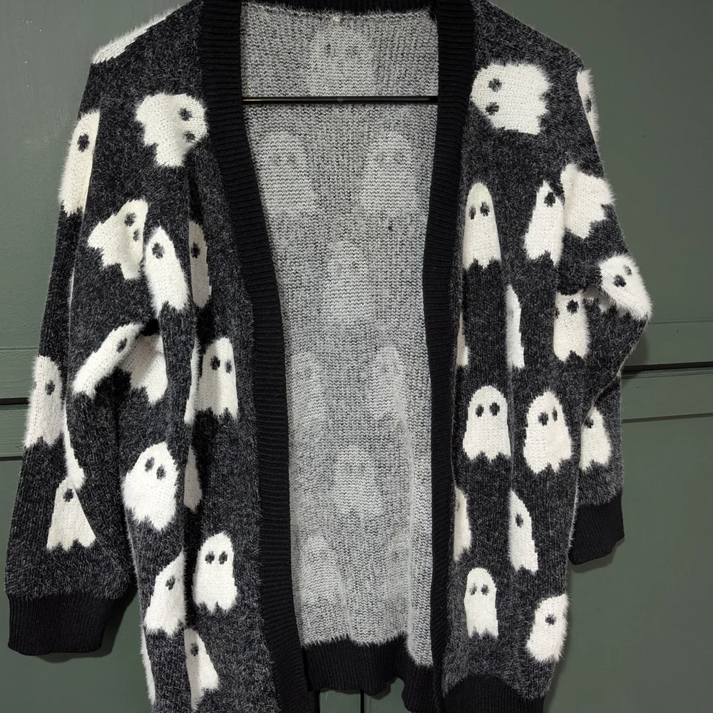 Ghost Patterned Sweater - Picture 2 of 4